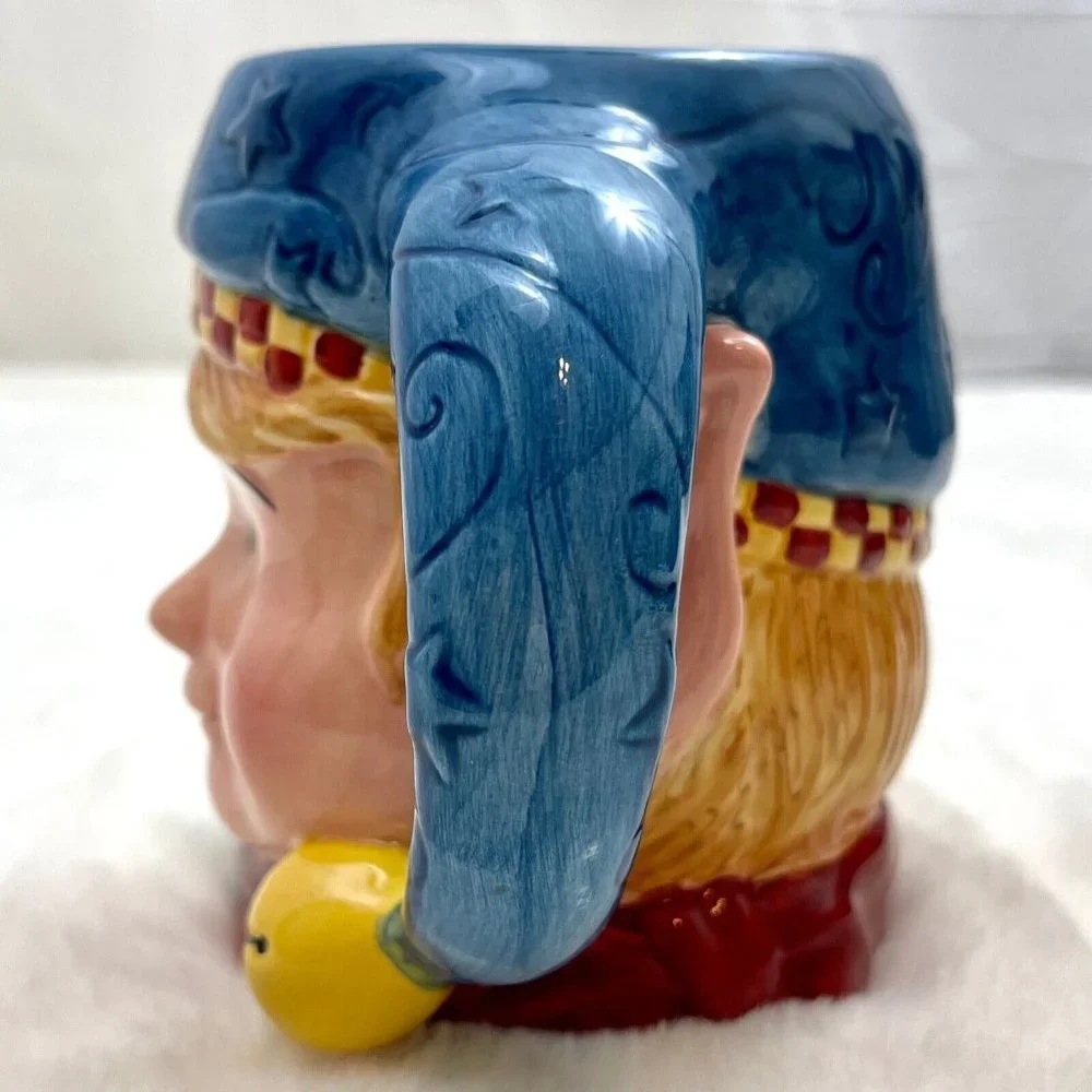 Tis The Season Christmas Elf Large Ceramic Coffee Mug 20oz Hat Handle